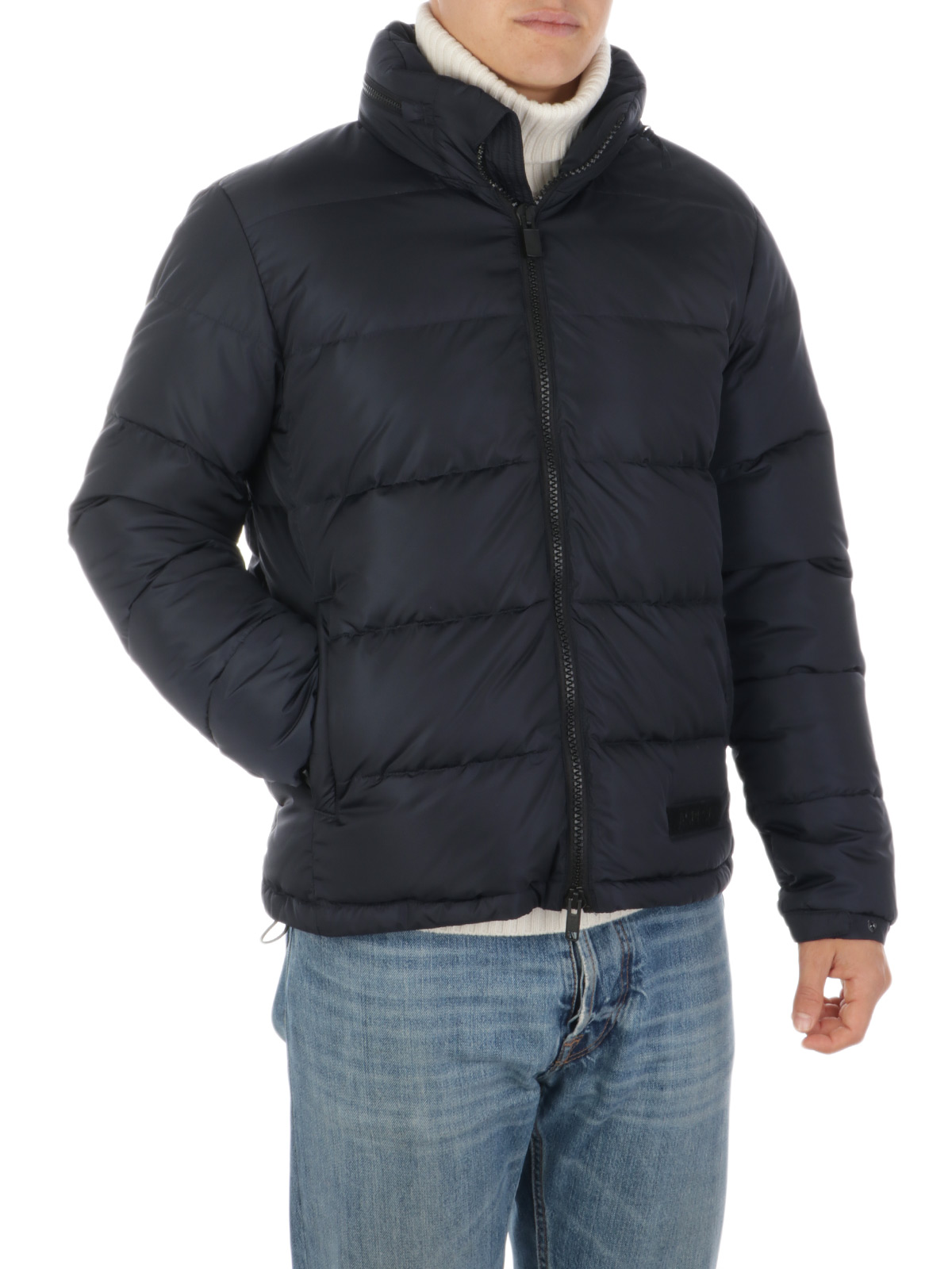 ASPESI Men's Nylon Puffer Jacket Navy | I018V006 | Botta & B Online Store