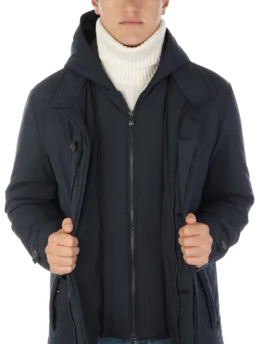 Immagine di CORNELIANI | Cappotto Uomo Imbottito Doppio Strato 