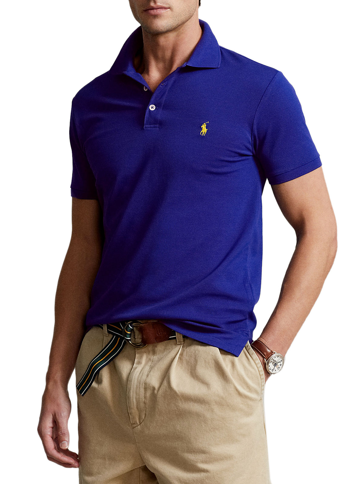 Polo Ralph Lauren Short Sleeve Knit HERITAGE ROYAL | 710541705217 ...