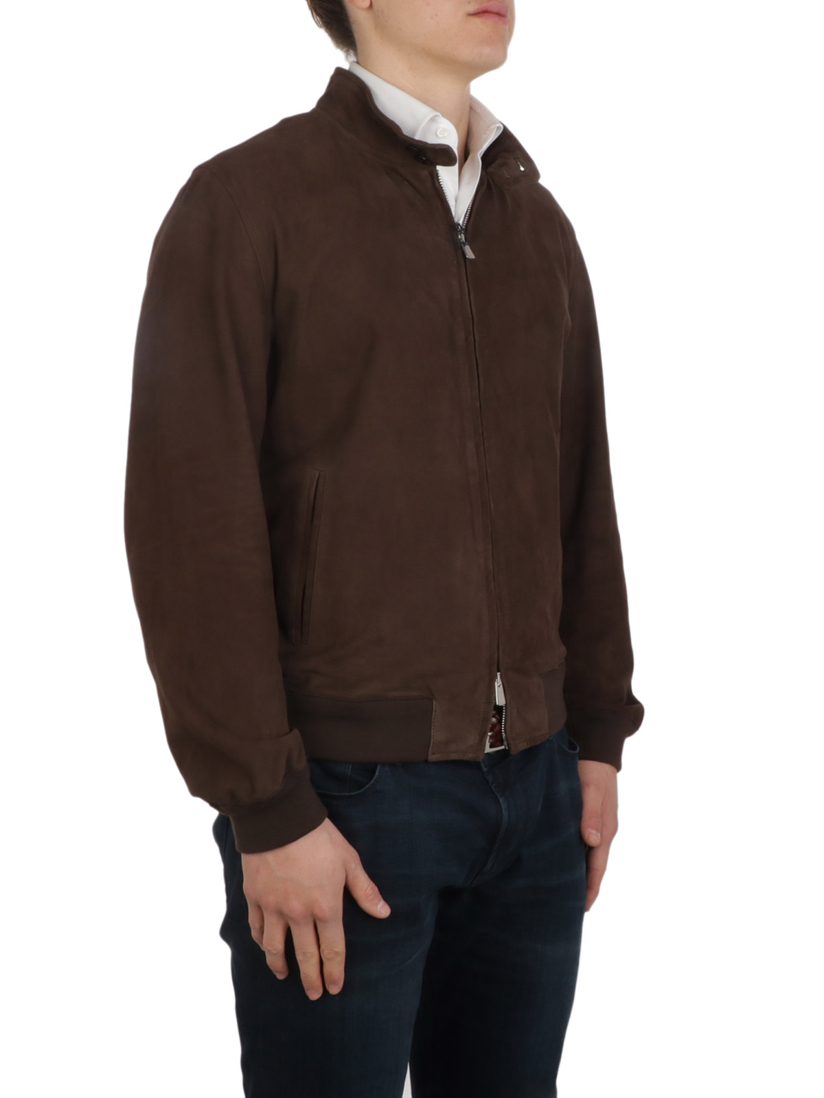 BROOKSFIELD Giacca Uomo in Suede Marrone | 207A.F005 | Botta \u0026 B  Abbigliamento