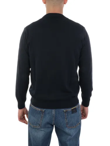 Picture of FILIPPO DE LAURENTIIS | Men's Bomber Zip Cotton Sweatshirt