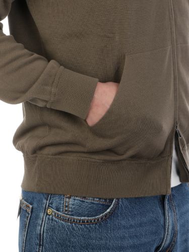 Immagine di FILIPPO DE LAURENTIIS | Felpa Uomo Bomber Zip in Cotone