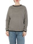 Picture of MIA BASIC | Women's Raglan Striped Sweater