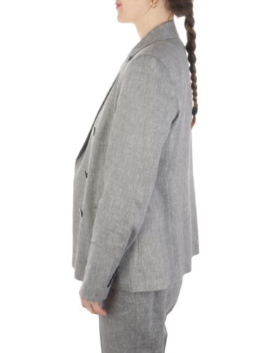 Picture of PESERICO | Women's Linen Double-Breasted Jacket