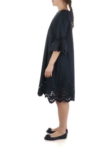 Picture of MEIMEIJ | Women's Dress with Laser-cut Embroidery
