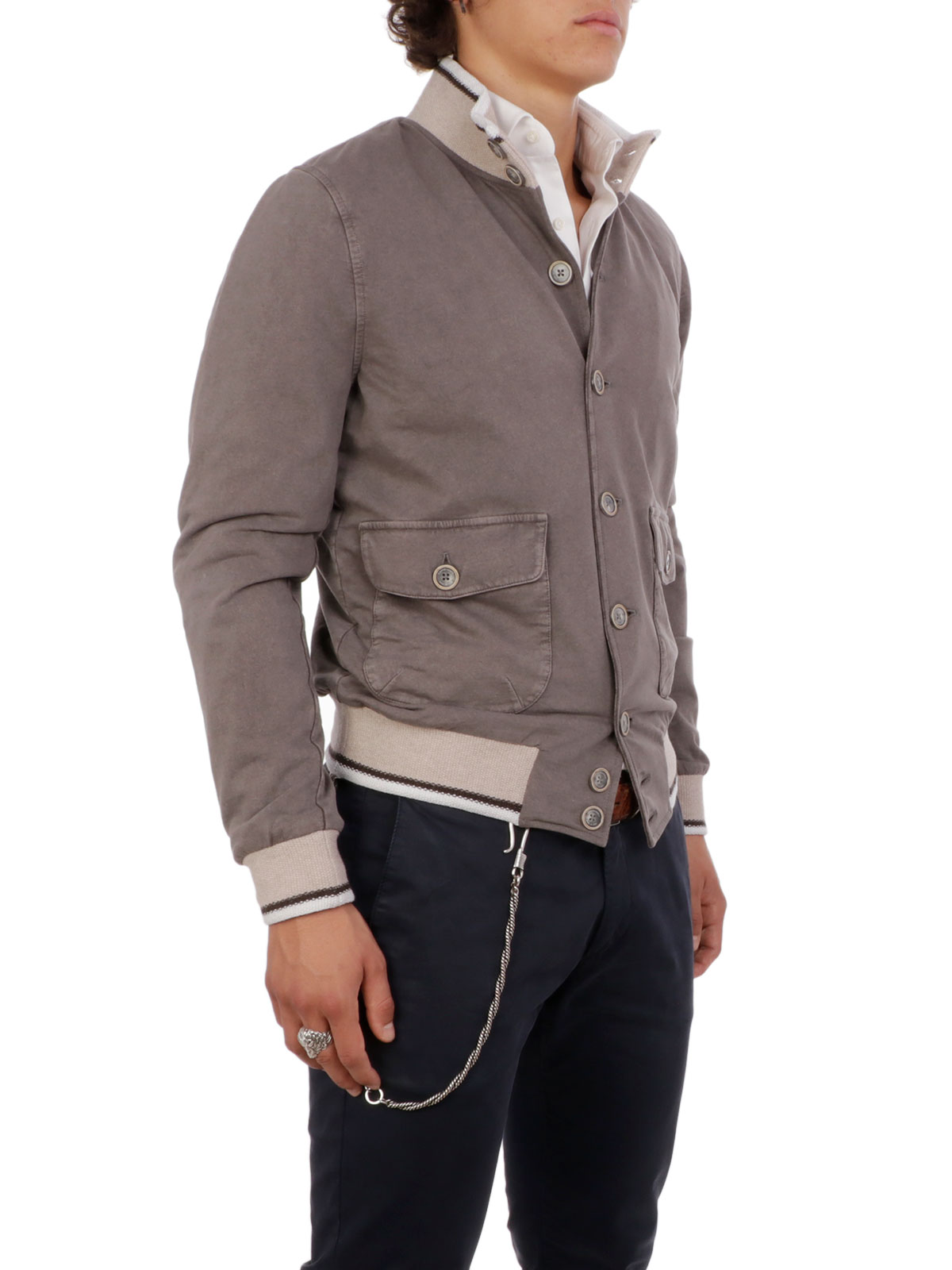 giubbino cotone uomo