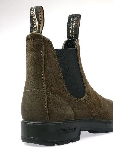 Picture of BLUNDSTONE | Women's Waxed Suede Chelsea Boot