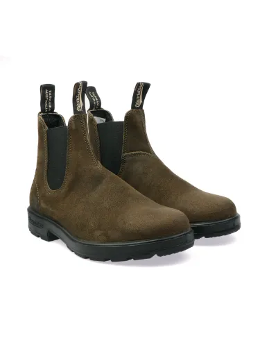 Picture of BLUNDSTONE | Men's Waxed Suede Chelsea Boot