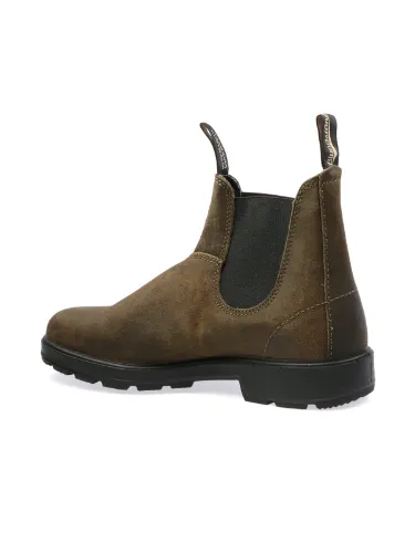 Picture of BLUNDSTONE | Men's Waxed Suede Chelsea Boot