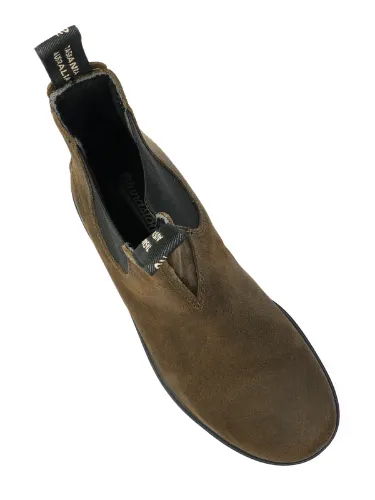 Picture of BLUNDSTONE | Men's Waxed Suede Chelsea Boot