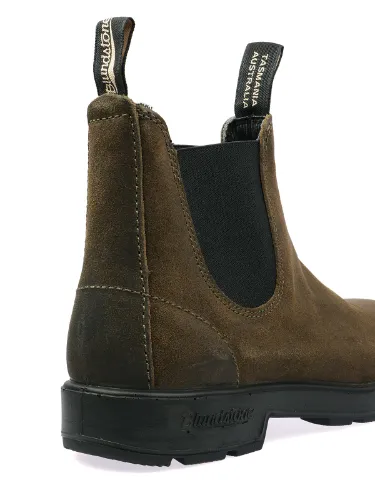Picture of BLUNDSTONE | Men's Waxed Suede Chelsea Boot