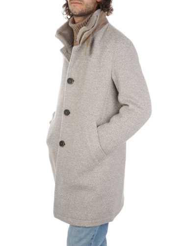 Immagine di GIMO'S | Cappotto Uomo in Lana Honeycomb