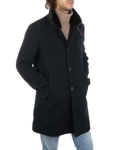 Immagine di GIMO'S | Cappotto Uomo in Lana Honeycomb