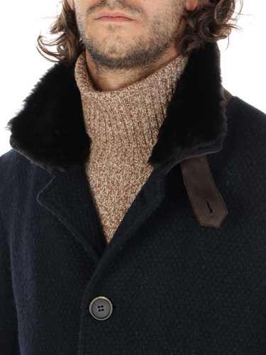 Immagine di GIMO'S | Cappotto Uomo in Lana Honeycomb