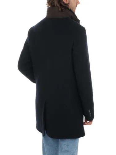 Immagine di GIMO'S | Cappotto Uomo in Lana Honeycomb