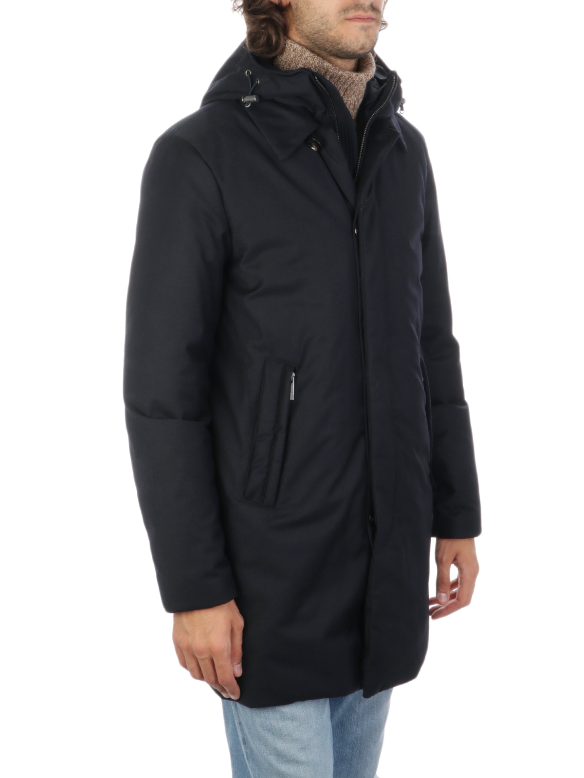 Picture of WOOLRICH | Men's Wool and Silk Luxe Coat