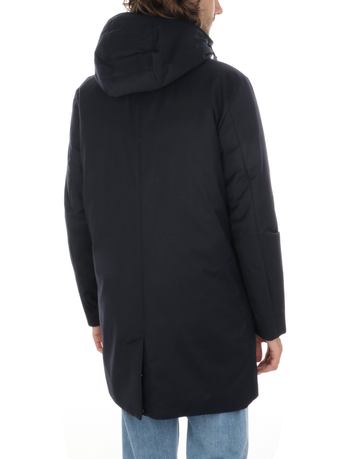 Picture of WOOLRICH | Men's Wool and Silk Luxe Coat