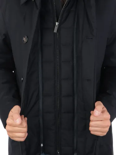 Immagine di WOOLRICH | Cappotto Uomo Luxe in Lana e Seta