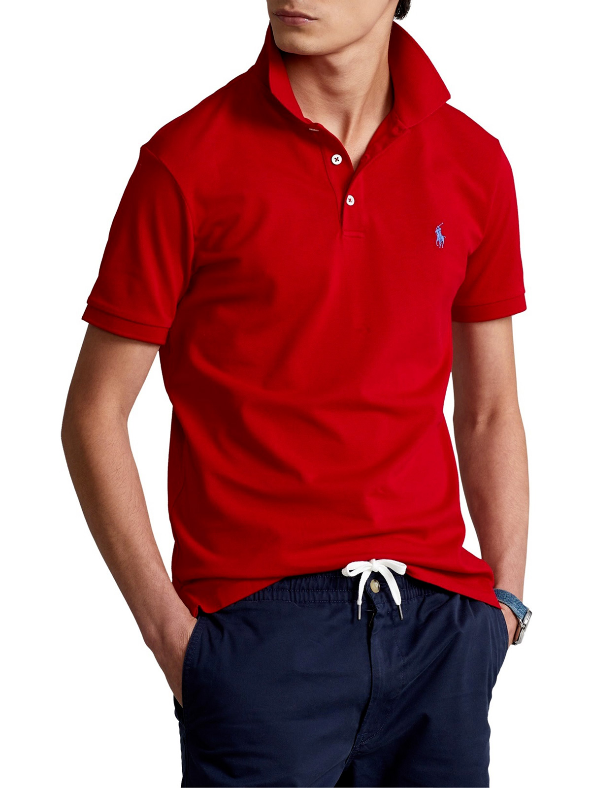 Polo Ralph Lauren Short Sleeve Knit RED | 710541705194 | Botta & B ...