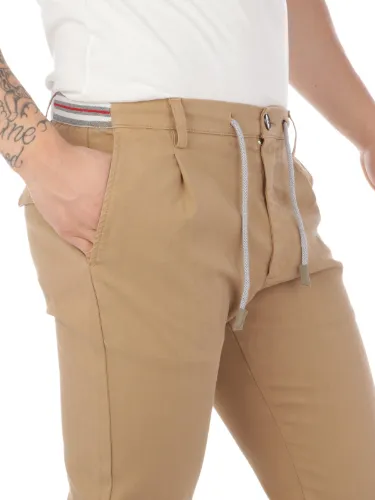 Picture of ELEVENTY | Men's Drawstring Cotton Pants