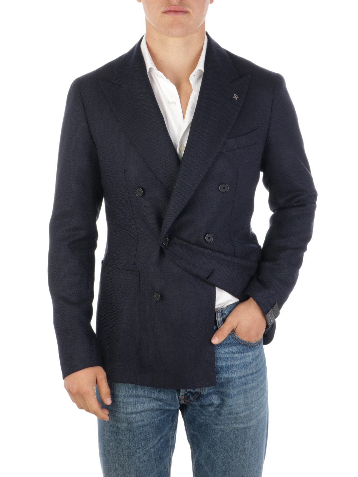 Tagliatore double breasted suit - Blue