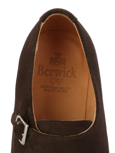 Picture of BERWICK 1707 | Men's Double Monk Strap Loafers in Suede