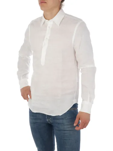 Picture of ASPESI | Men's 3-Button Linen Shirt