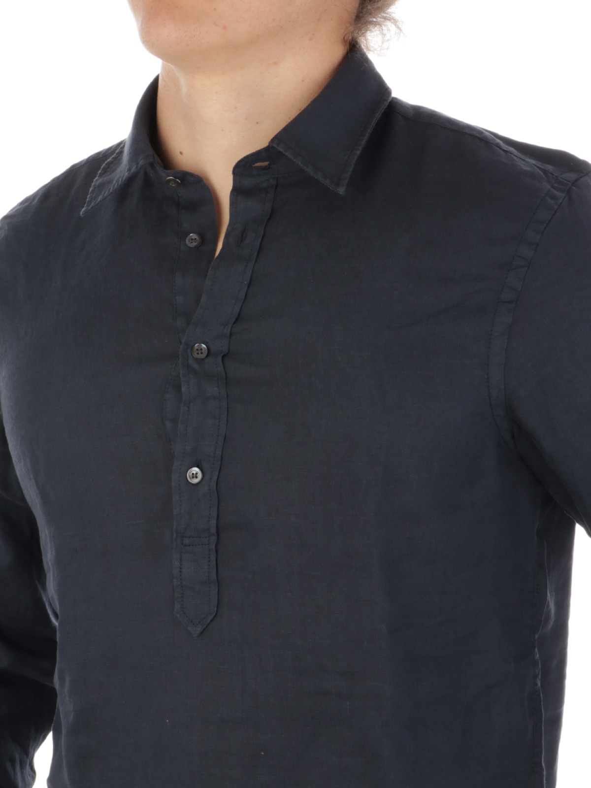 Picture of ASPESI | Men's 3-Button Linen Shirt