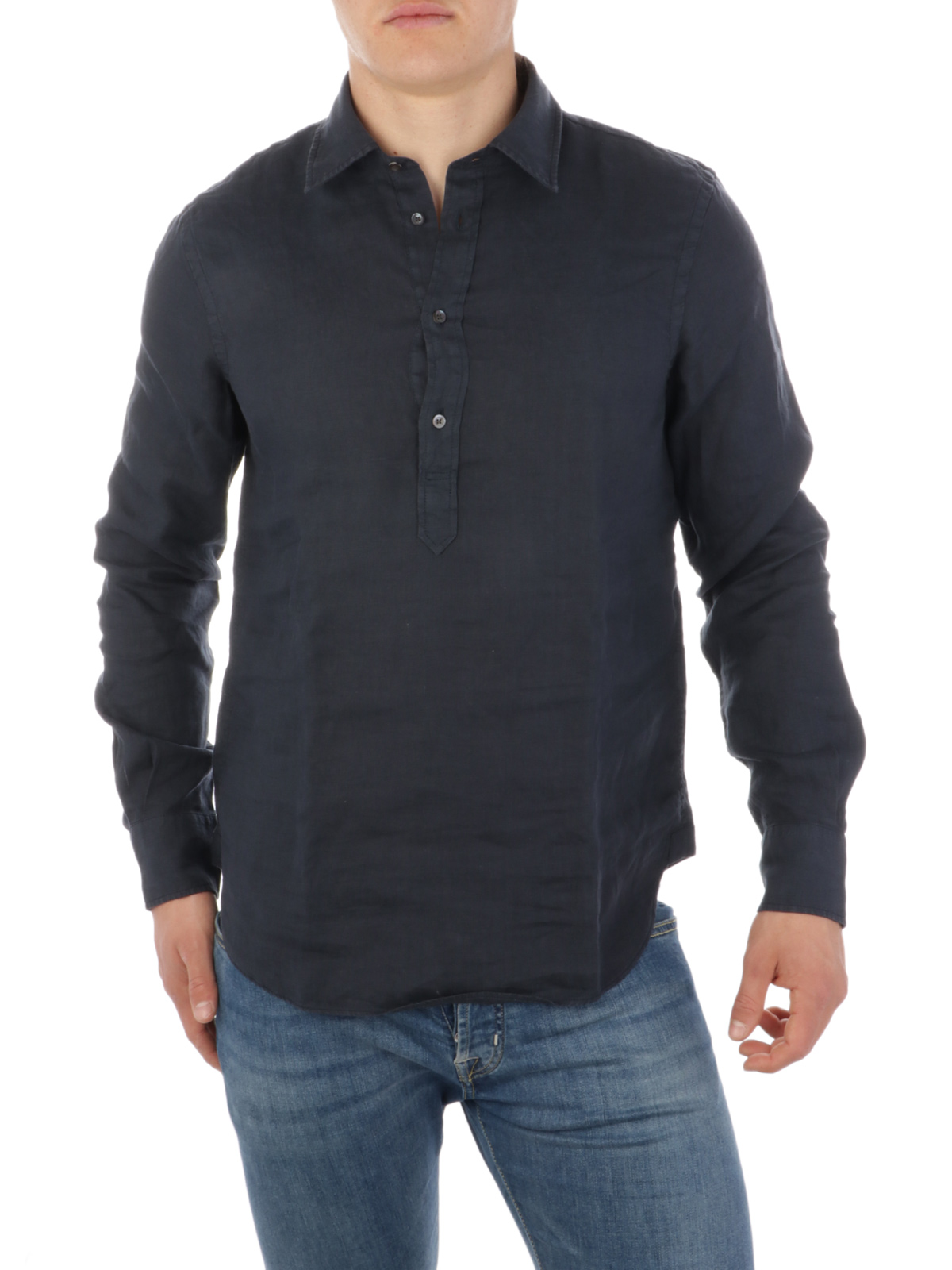 Picture of ASPESI | Men's 3-Button Linen Shirt