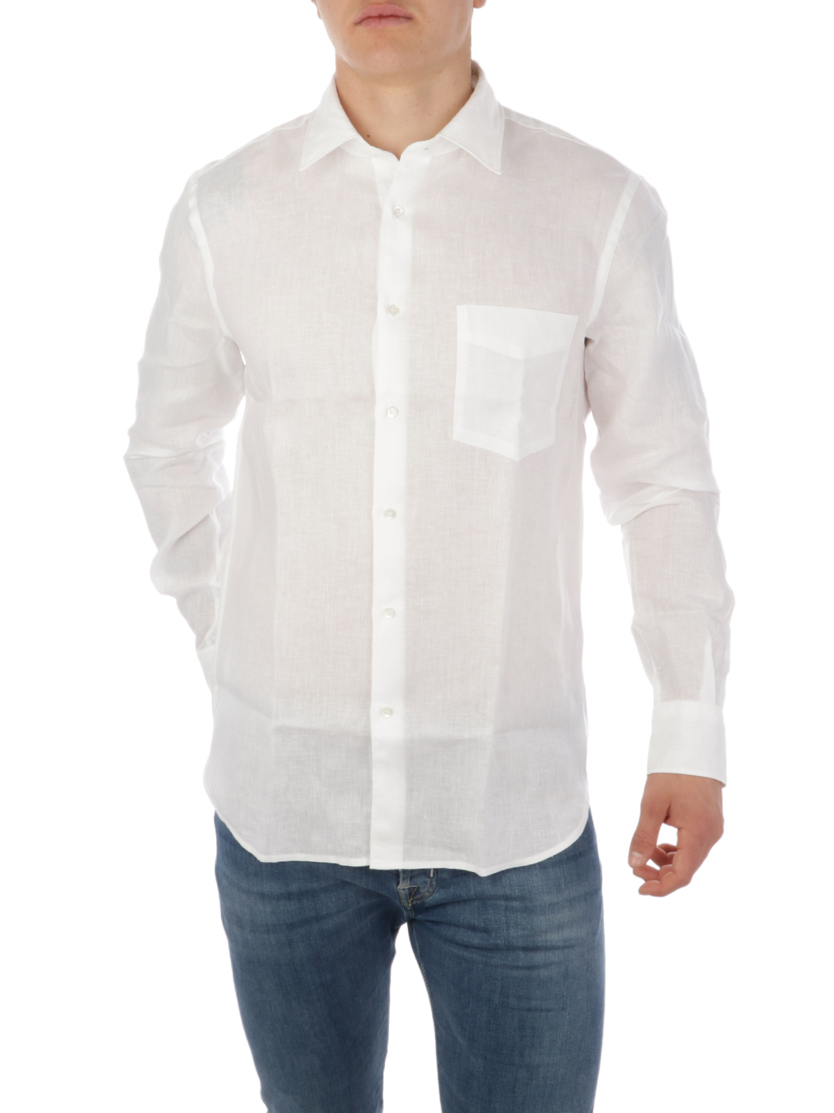Picture of ASPESI | Men's Mod. Sedici Linen Shirt