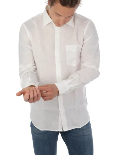 Picture of ASPESI | Men's Mod. Sedici Linen Shirt