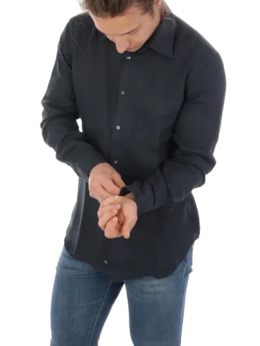 Picture of ASPESI | Men's Mod. Sedici Linen Shirt