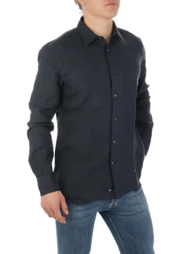 Picture of ASPESI | Men's Mod. Sedici Linen Shirt