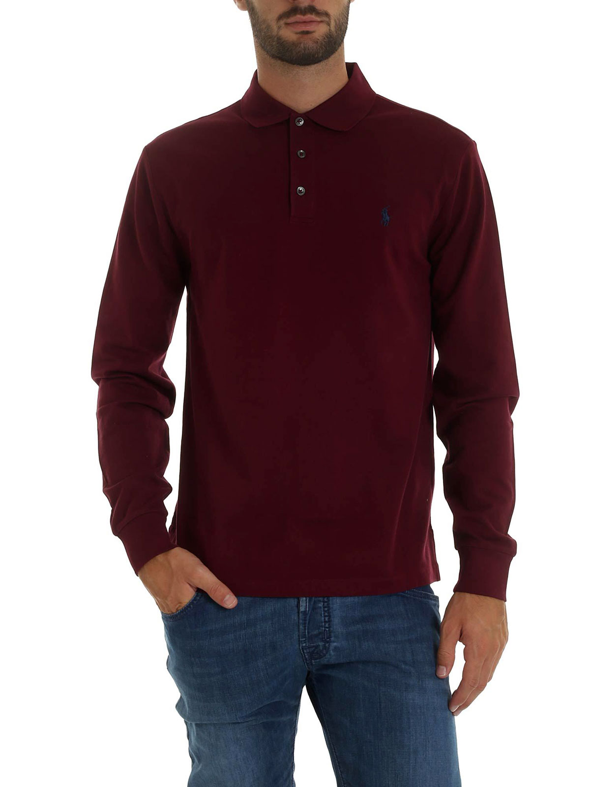 ralph lauren wine polo shirt