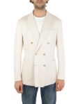 Picture of ELEVENTY | Men's Double-Breasted Blazer in Linen and Cotton