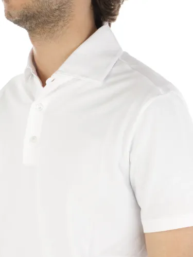 Picture of MAGAZZINO RICAMBI | Men's Polo Shirt In Stretch Cotton
