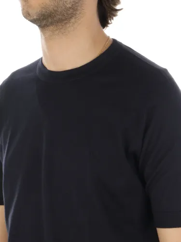 Picture of JOHN SMEDLEY | Men's Kempton T-Shirt in Sea Island Cotton