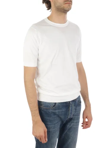 Picture of JOHN SMEDLEY | Men's Kempton T-Shirt in Sea Island Cotton
