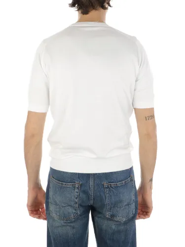 Picture of JOHN SMEDLEY | Men's Kempton T-Shirt in Sea Island Cotton