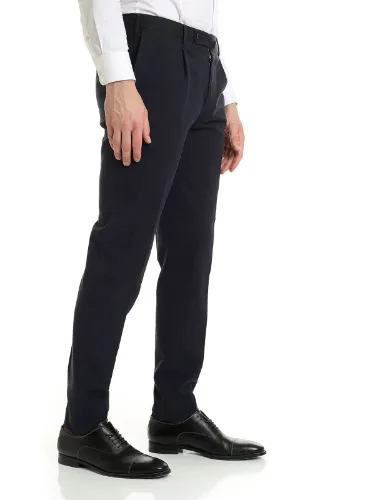 Picture of INCOTEX | Men's Slim Fit Check Trousers