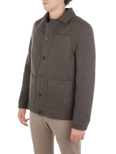 Picture of CIRCOLO 1901 | Men's Herringbone Wool Work Jacket