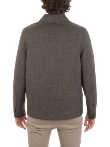 Picture of CIRCOLO 1901 | Men's Herringbone Wool Work Jacket