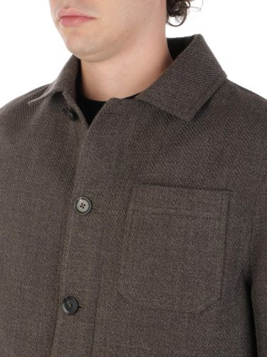 Picture of CIRCOLO 1901 | Men's Herringbone Wool Work Jacket