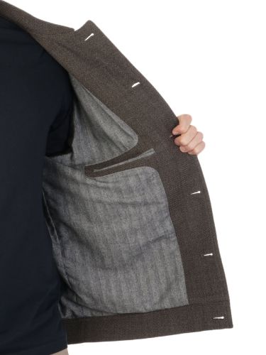 Picture of CIRCOLO 1901 | Men's Herringbone Wool Work Jacket