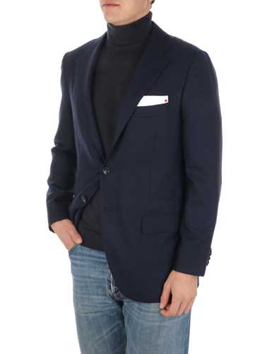 Picture of KITON | Men's Single-Breasted Cashmere Blazer Jacket