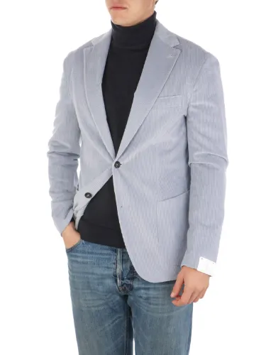 Picture of ELEVENTY | Men's Soft Ribbed Velvet Blazer