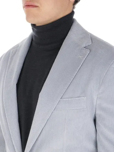 Picture of ELEVENTY | Men's Soft Ribbed Velvet Blazer
