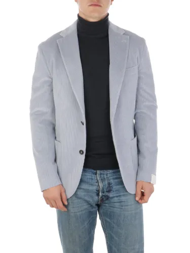 Picture of ELEVENTY | Men's Soft Ribbed Velvet Blazer