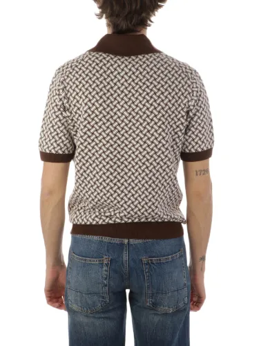 Picture of DRUMOHR | Men's Razor Blade Cotton Polo