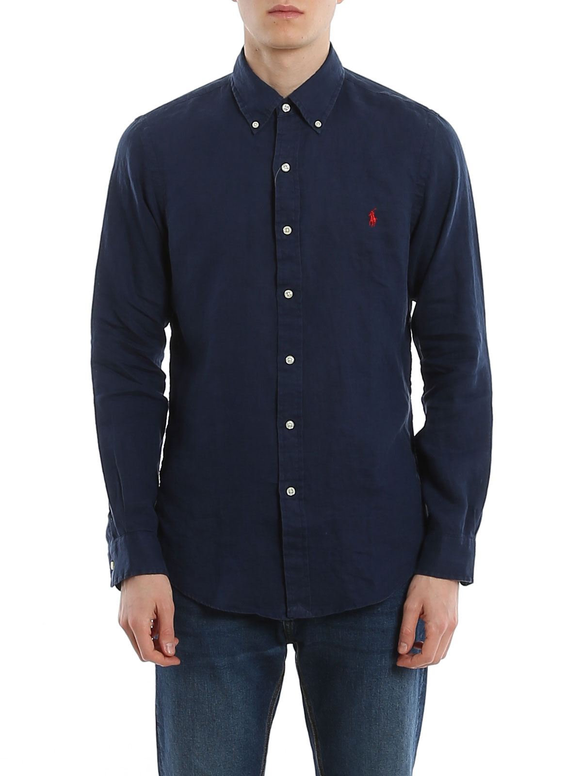 camicie ralph lauren lino